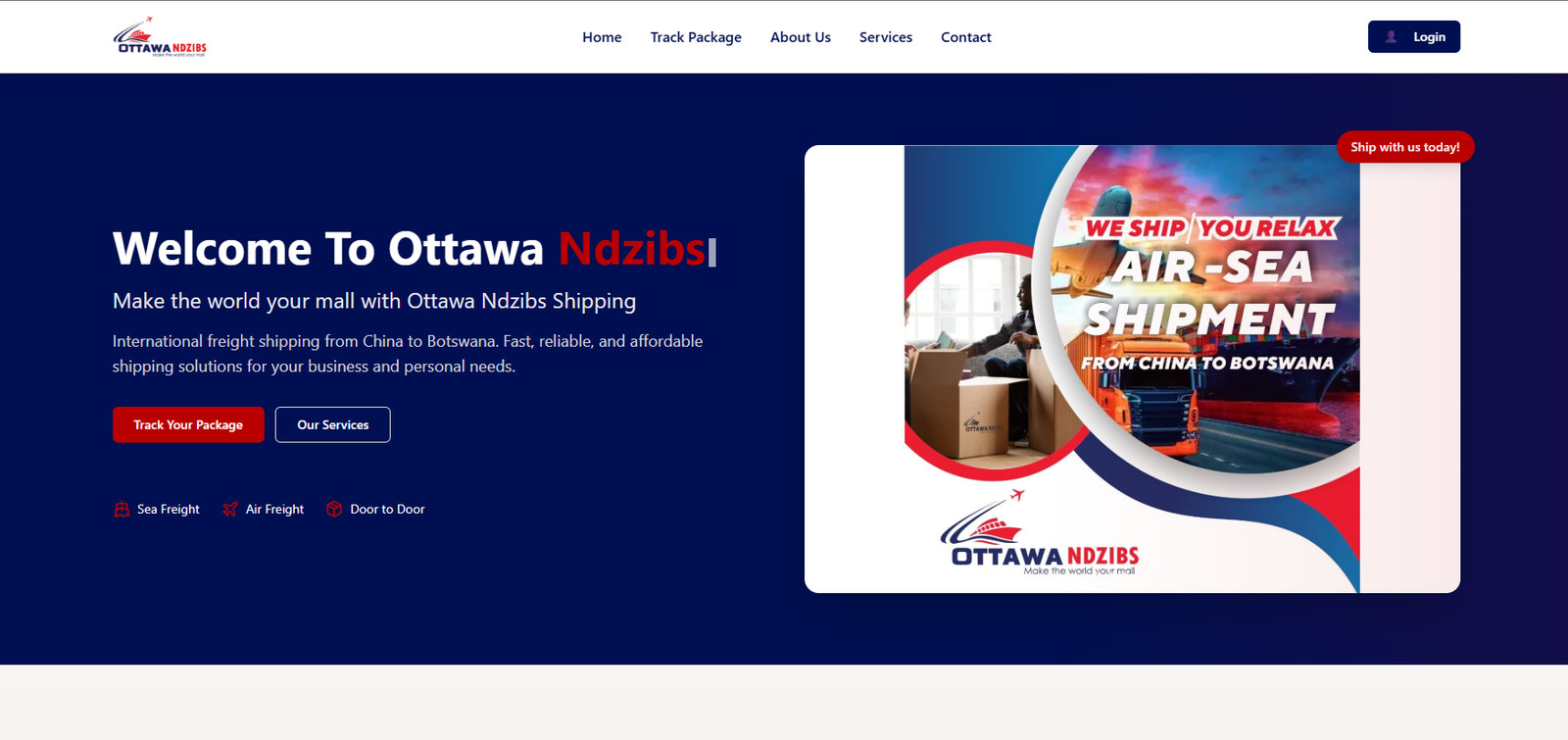 Shipping and Freight Forwarding System